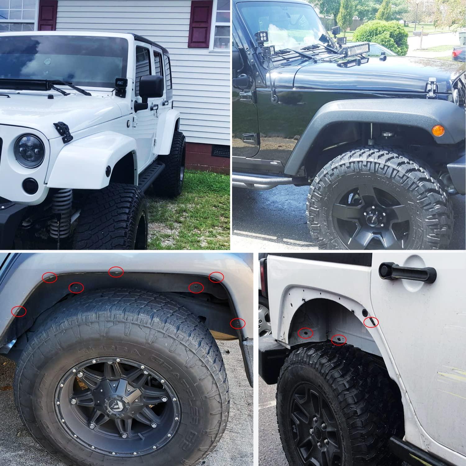 imageNilight 845Pcs Car Push Retainer Clips Auto Fasteners Assortment 24 Most Popular Sizes Nylon Bumper Fender Rivets with 10 Cable Ties and Fasteners Remover for GM Ford Lexus Honda Chrysler Mazda115Pcs Rivet