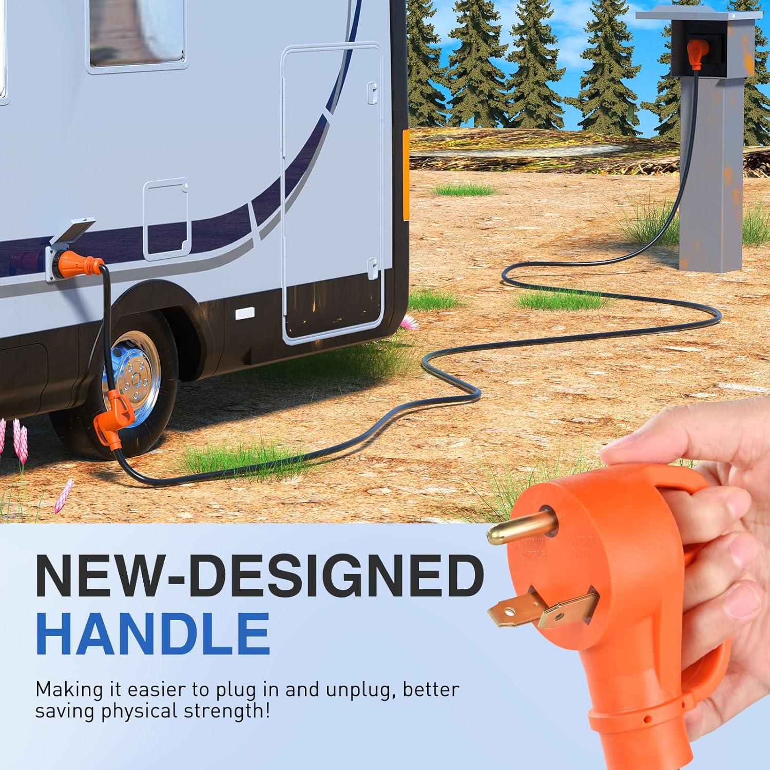 imageNilight Dryer Adapter Cord 30 Amp to 30Amp 4 Prong 125V250V 7500 Watt Pure Copper New Outlet Old Plug Conversion Heavy Duty 10 Gauge Wire 1430P 1030R 30M30F30M50F Locking