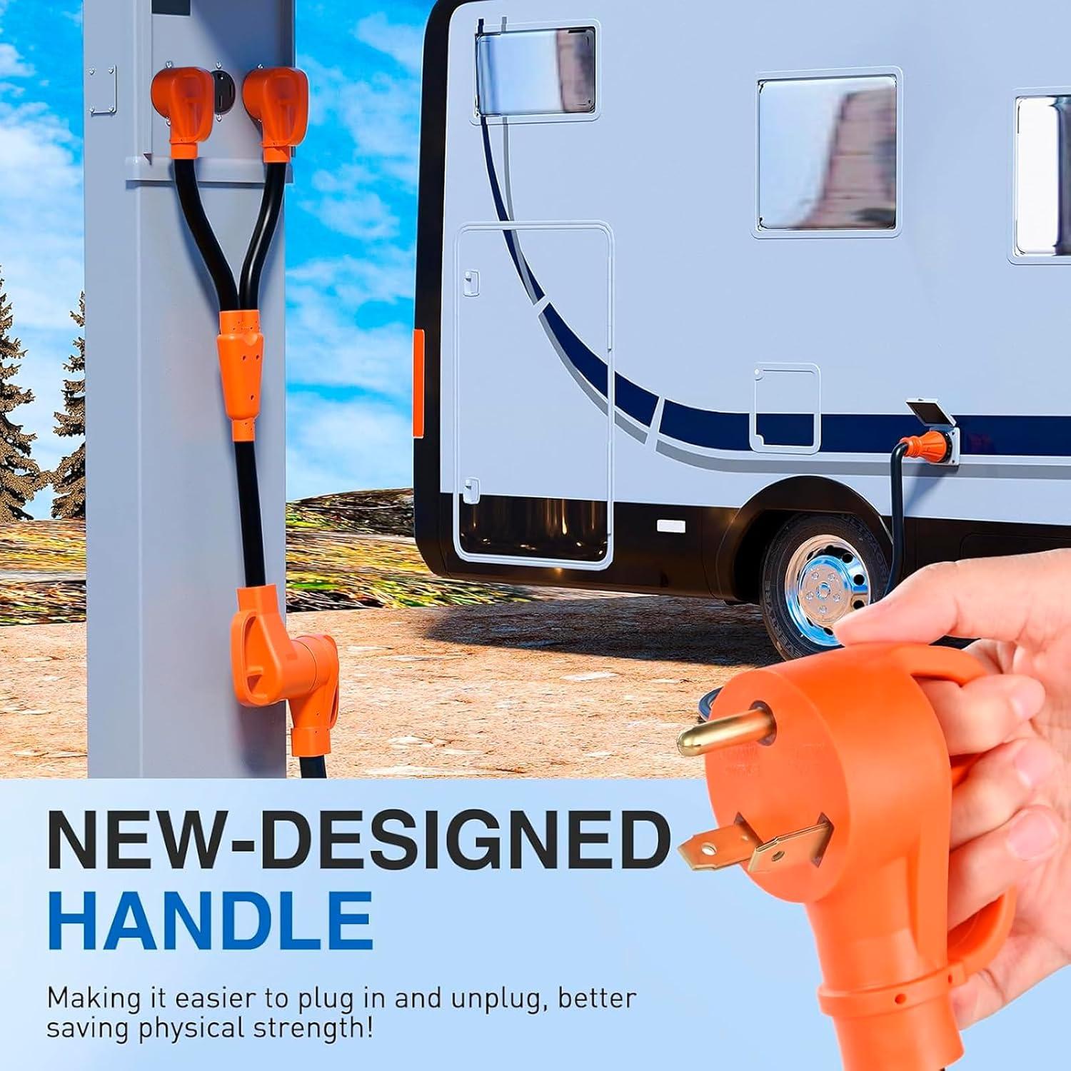 imageNilight Dryer Adapter Cord 30 Amp to 30Amp 4 Prong 125V250V 7500 Watt Pure Copper New Outlet Old Plug Conversion Heavy Duty 10 Gauge Wire 1430P 1030R 30M30F30M50F Y Splitter