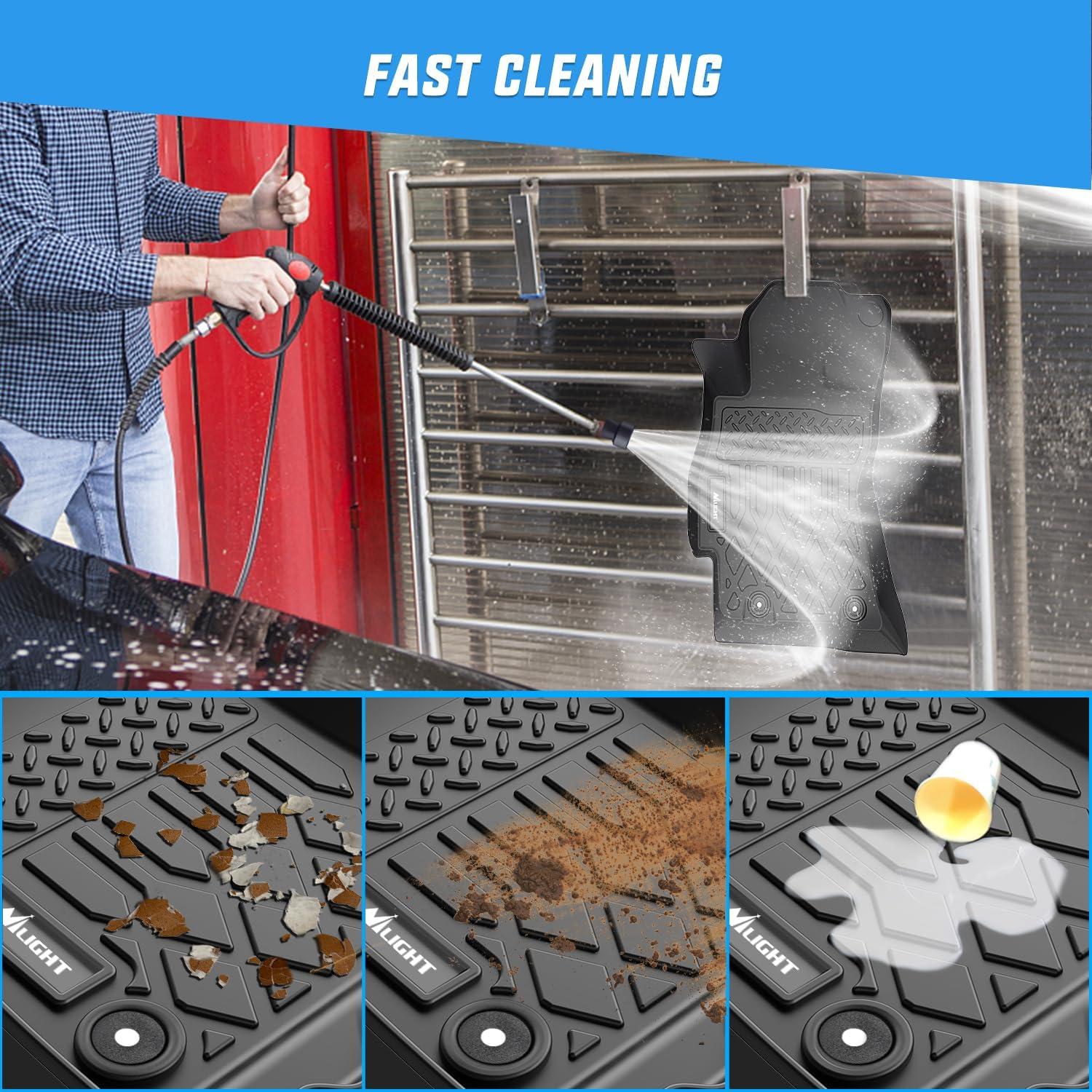 imageNilight TPE Floor Mats for Subaru Outback Legacy 2015 2016 2017 2018 2019All Weather Custom Fit Heavy Duty Floor Liners