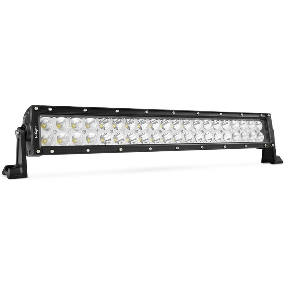 imageLED Light Bar Nilight 20Inch 120W Spot Flood Combo LED Driving Lamp Off Road Lights LED Work Light for Trucks Boat Jeep Lamp2 Years Warranty1pcs 120w lights