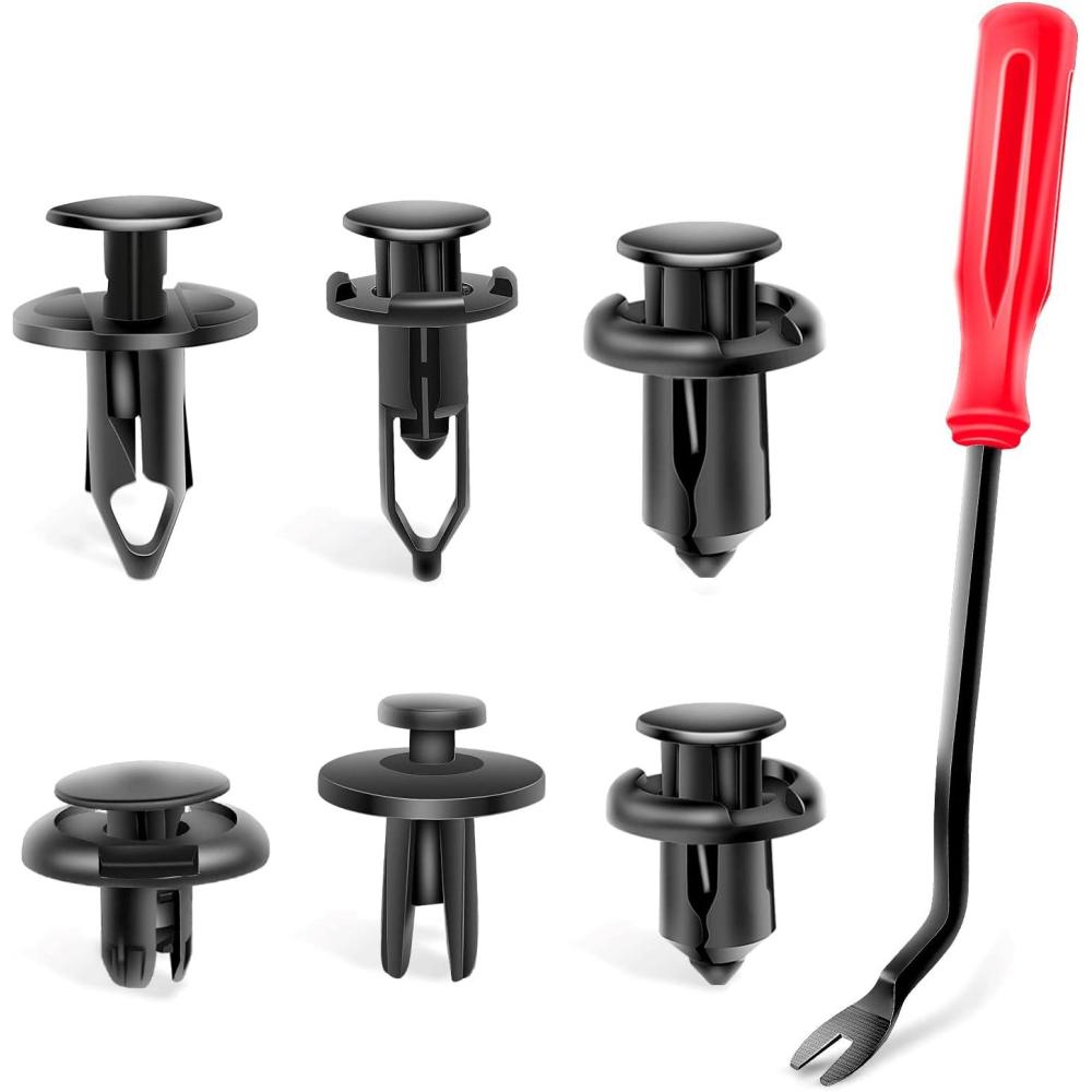 imageNilight 101Pcs Engine Under Cover PushType Retainer for Lexus ampampToyota Clips 9046707201 Front Bumper Nut Grommet Avalon ampamp Camry 9018906193 Liner Screw Bolt 9015960477 with Fastener RemoverFor GM Ford Toyota Honda Chrysler