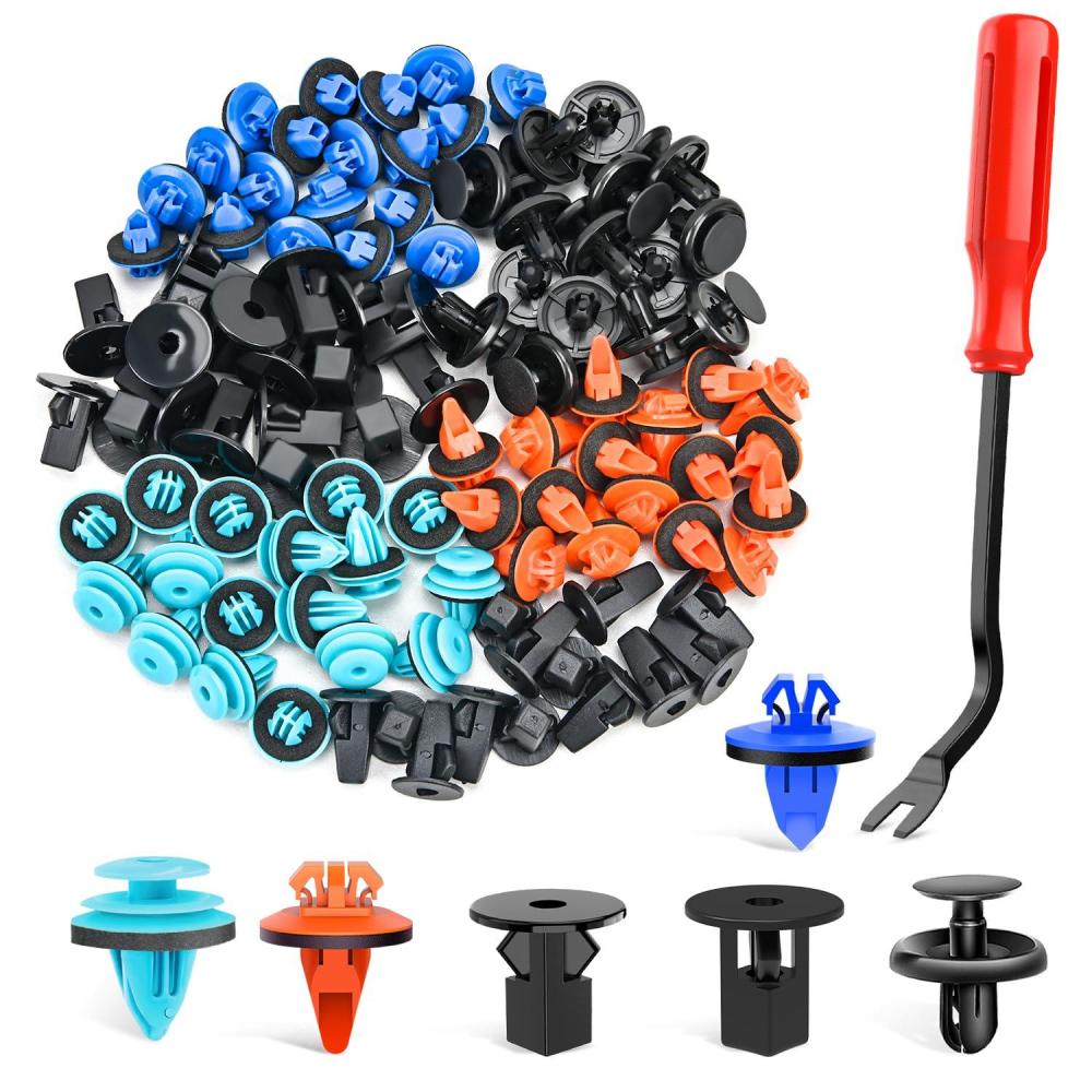 imageNilight 181PCS Car Bumper Retainer Clips with Fastener Remover for Lexus Toyota 4Runner Tacoma RAV4 Scion 7549535010 7539735010 9018906065 9018906013 9018906028 90467072012 Years Warranty180Pcs1tool
