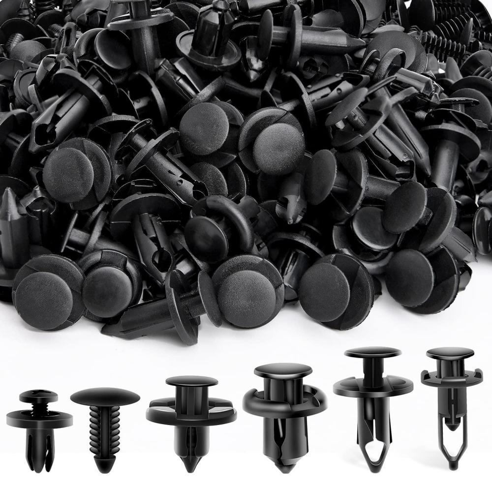 imageNilight 200PCS Car Retainer Clips 6mm 7mm 8mm 9mm 10mm Expansion Screws Replacement Kit Bumper Push Rivet Clips for GM Ford Toyota Honda Chrysler Nissan200 Clips 6mm 7mm 8mm 9mm 10mm