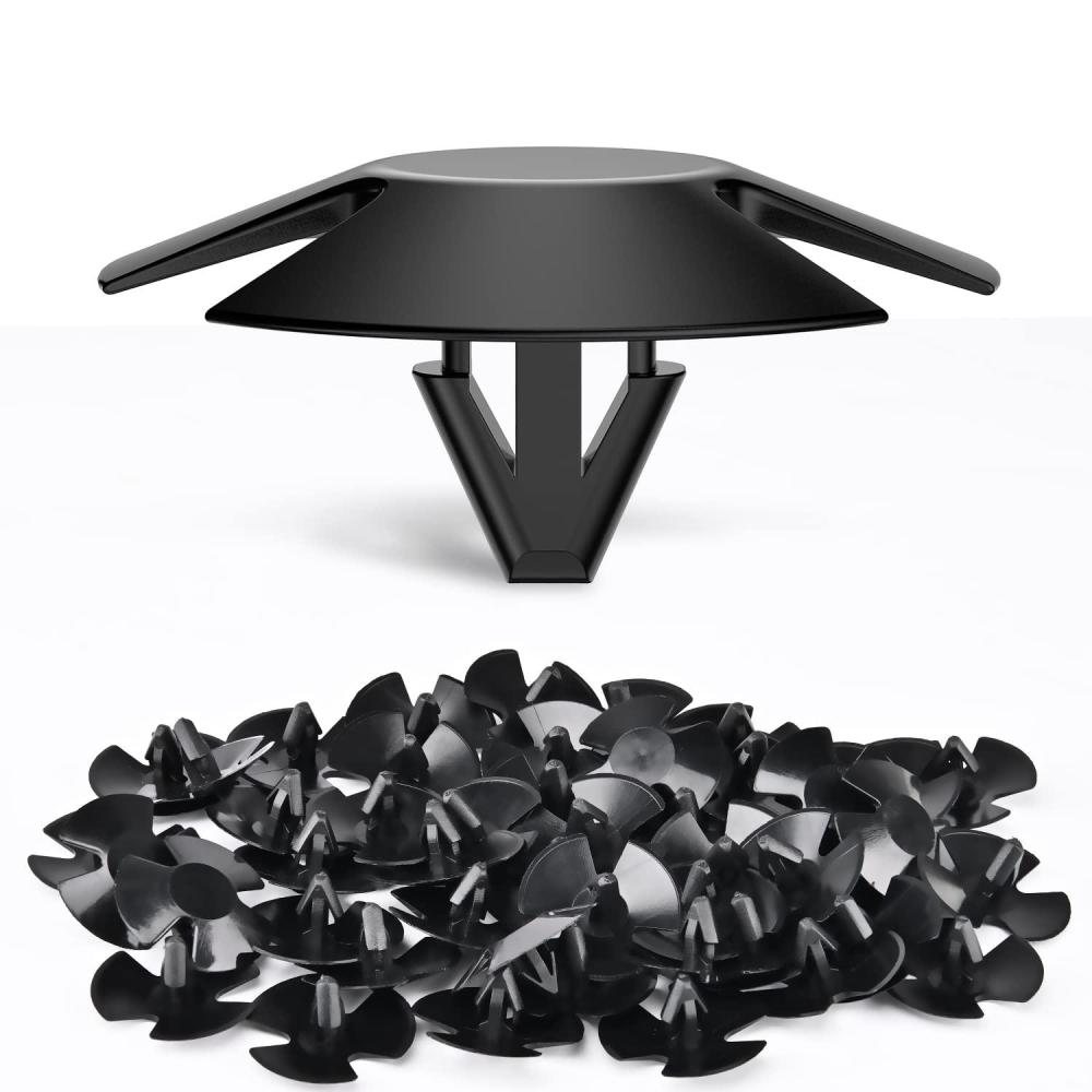 imageNilight 200PCS Car Retainer Clips 6mm 7mm 8mm 9mm 10mm Expansion Screws Replacement Kit Bumper Push Rivet Clips for GM Ford Toyota Honda Chrysler Nissan50Pcs Clips 87mm