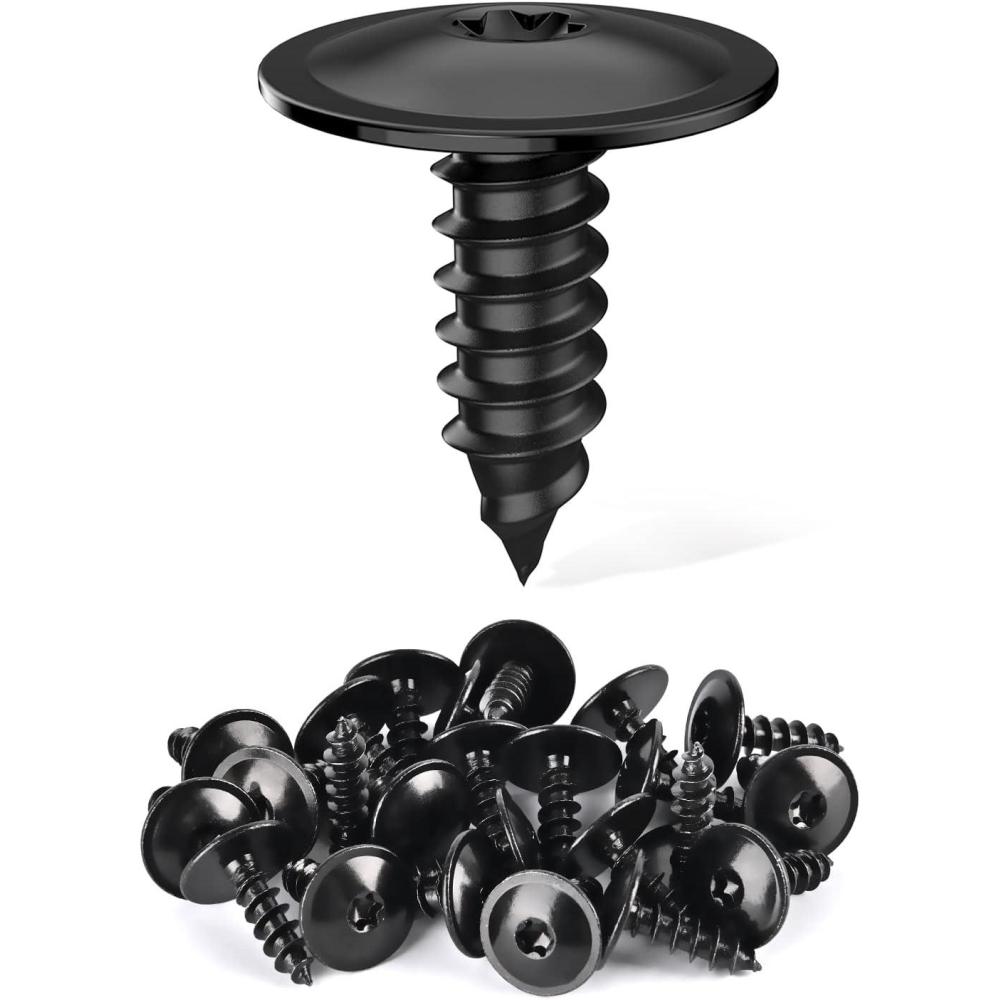 imageNilight 425 Pcs Car Retainer Clips Fastener Remover Tailgate Handle Rod Clip  19 Most Popular Sizes Auto Push Pin Rivets Set  Compatible with GM Ford Toyota Honda Chrysler2 Years Warranty25Pcs Screw 48mm