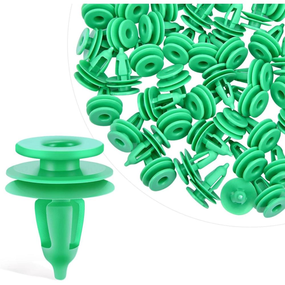 imageNilight 425 Pcs Car Retainer Clips Fastener Remover Tailgate Handle Rod Clip  19 Most Popular Sizes Auto Push Pin Rivets Set  Compatible with GM Ford Toyota Honda Chrysler2 Years Warranty100 Clips 75mm