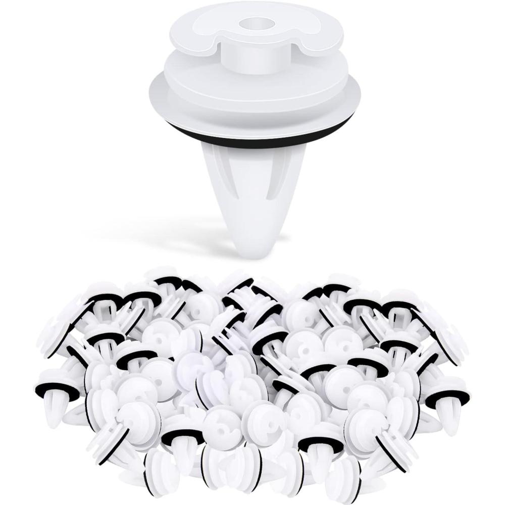 imageNilight 425 Pcs Car Retainer Clips Fastener Remover Tailgate Handle Rod Clip  19 Most Popular Sizes Auto Push Pin Rivets Set  Compatible with GM Ford Toyota Honda Chrysler2 Years Warranty50 Clips 9mm