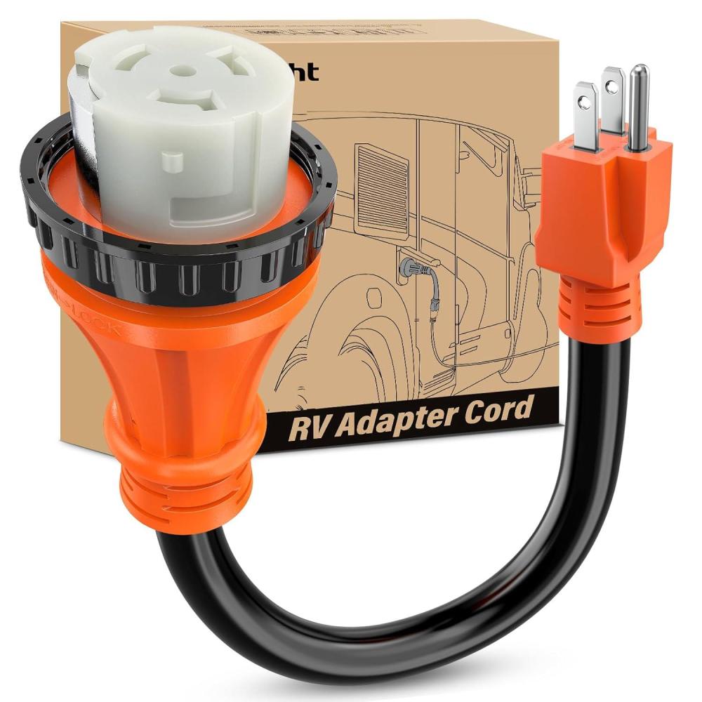 imageNilight Dryer Adapter Cord 30 Amp to 30Amp 4 Prong 125V250V 7500 Watt Pure Copper New Outlet Old Plug Conversion Heavy Duty 10 Gauge Wire 1430P 1030R 30M30FOrange