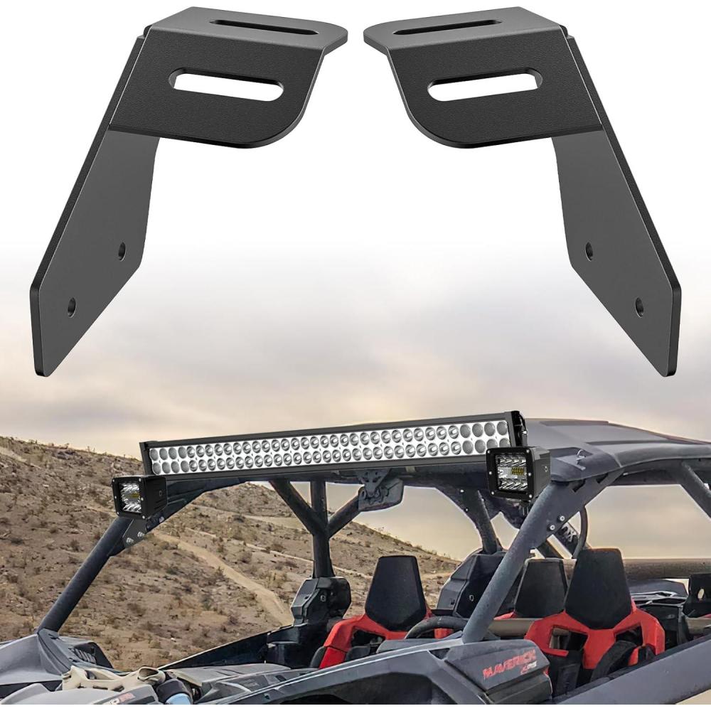 imageNilight Light Bar UTV Front Side A Pillar Hood Mounting Brackets for 5054 inch Lights Pods Compatible with Pioneer 700 1000 2014 2015 2016 2017 2018 2019 2020 2021 2022 2023 20244245 inch Canam Maverick X3 X3 Max 20172024