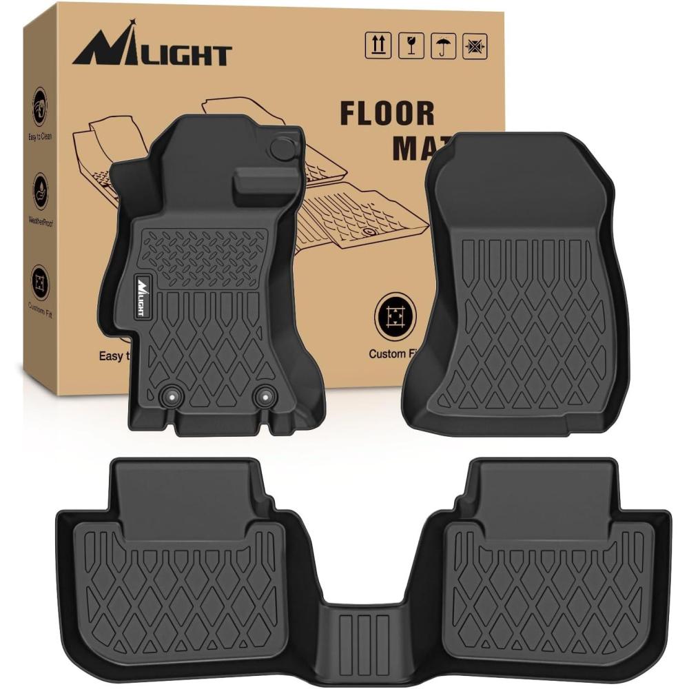 imageNilight TPE Floor Mats for Subaru Crosstrek Impreza 2024 2025All Weather Custom Fit Heavy Duty Floor Liners20132017 Crosstrek