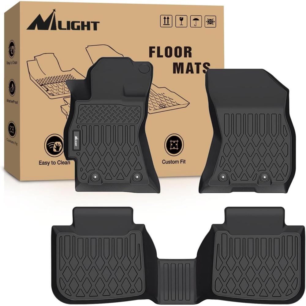 imageNilight TPE Floor Mats for Subaru Outback Legacy 2015 2016 2017 2018 2019All Weather Custom Fit Heavy Duty Floor Liners