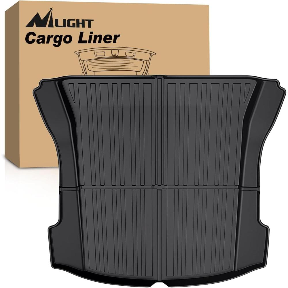 imageNilight TPE Floor Mats for Tesla Model Y 5Seat 2021 2022 2023 2024 2025 All Weather Custom Fit Heavy Duty Floor Liners20202023 Model 3 Cargo Mat