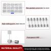 Nilight – 50029R 120 Pcs Standard Blade Fuse 5A/7.5A/10A/15A/20A/25A/30A AMP Assorted Set with 10 Pack 14AWG ATC/ATO Inline Fuse Holder, 2 Years Warranty, 1 Count (Pack of 10)(150Pcs Glass Fuses + 16AWG Holder 10)