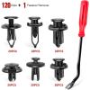 Nilight 101Pcs Engine Under Cover Push-Type Retainer for Lexus &Toyota Clips 90467-07201 Front Bumper Nut Grommet Avalon & Camry 90189-06193 Liner Screw Bolt 90159-60477 with Fastener Remover(For GM Ford Toyota Honda Chrysler)