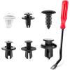 Nilight 101Pcs Engine Under Cover Push-Type Retainer for Lexus &Toyota Clips 90467-07201 Front Bumper Nut Grommet Avalon & Camry 90189-06193 Liner Screw Bolt 90159-60477 with Fastener Remover(For GM Ford Honda Chrysler)