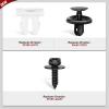 Nilight 101Pcs Engine Under Cover Push-Type Retainer for Lexus &Toyota Clips 90467-07201 Front Bumper Nut Grommet Avalon & Camry 90189-06193 Liner Screw Bolt 90159-60477 with Fastener Remover(111 Toyota Lexus Clips Tools)