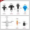 Nilight 121PCS Car Bumper Retainer Clips 6mm 6.5mm 7mm 8mm 9.5mm 9.8mm Expansion Screws Replacement Kit Door Trim Panel Clips Bumper Push Rivet Clips for Toyota Honda GM Mazda