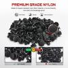 Nilight 200PCS Car Retainer Clips 6mm 7mm 8mm 9mm 10mm Expansion Screws Replacement Kit Bumper Push Rivet Clips for GM Ford Toyota Honda Chrysler Nissan(40 Clips 7mm)