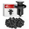 Nilight 200PCS Car Retainer Clips 6mm 7mm 8mm 9mm 10mm Expansion Screws Replacement Kit Bumper Push Rivet Clips for GM Ford Toyota Honda Chrysler Nissan(40 Clips 10mm)
