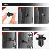 Nilight 200PCS Car Retainer Clips 6mm 7mm 8mm 9mm 10mm Expansion Screws Replacement Kit Bumper Push Rivet Clips for GM Ford Toyota Honda Chrysler Nissan(40 Clips 10mm)