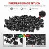 Nilight 200PCS Car Retainer Clips 6mm 7mm 8mm 9mm 10mm Expansion Screws Replacement Kit Bumper Push Rivet Clips for GM Ford Toyota Honda Chrysler Nissan(100 Clips 8mm)