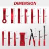 Nilight 240PCS Bumper Retainer Clips, Car Plastic Rivets Fasteners Remover Push Retainer Kit -Door Trim Panel Clips for Toyota GM Ford Honda Acura Chrysler,2 Years Warranty(88 Clips Tools Red)