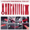Nilight 240PCS Bumper Retainer Clips, Car Plastic Rivets Fasteners Remover Push Retainer Kit -Door Trim Panel Clips for Toyota GM Ford Honda Acura Chrysler,2 Years Warranty(88 Clips Tools Red)
