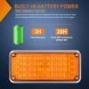 Nilight 2PCS 42LED Amber Wireless Magnetic Strobe Lights Portable Warning Hazard Light Surface Mount Waterproof 5 Patterns for 12V 24V Cars Trucks Van Off Road Vehicles ATV