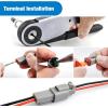 Nilight 3 PIN DT Connector Kit 3 Sets Size 16 Solid Contacts Waterproof Male Female Terminal for 14-20 AWG DT Series Connector Car Truck Motorcycle Off-Road Vehicles Boat(DT-2Pin 3 Sets)