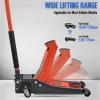 Nilight 3 Ton Floor Jack, Heavy-Duty Steel Car Service Jack with Quick Lift Pump, 5.31″-19.69″ Lifting Range(3 Ton)