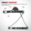 Nilight 740-485 Front Passenger Side Power Window Regulator,Compatible with BMW E46 323i 325i 325xi 328i 330i 330xi 1999 2000 2001 2002 2003 2004 2005