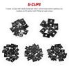 Nilight 845Pcs Car Push Retainer Clips Auto Fasteners Assortment 24 Most Popular Sizes Nylon Bumper Fender Rivets with 10 Cable Ties and Fasteners Remover for GM Ford Lexus Honda Chrysler Mazda(170Pcs U-Clip + Remover)