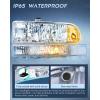 Nilight Headlight Assembly for 1998 1999 2000 2001 2002 2003 2004 2005 Chevy Blazer Headlights 1998-2004 Chevrolet S10 Pickup Replacement Headlamp Housing Bumper Lights(Chrome Housing+ Clear Reflector)