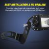 Nilight Light Bar UTV Front Side A Pillar Hood Mounting Brackets for 50-54 inch Lights Pods Compatible with Pioneer 700 1000 2014 2015 2016 2017 2018 2019 2020 2021 2022 2023 2024(30-32 Inch POLARIS RZR 800 900 1000)