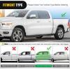 Nilight Running Boards Compatible for 2009-2018 Dodge Ram 1500 Crew Cab 2019-2024 1500 Classic 2010-2024 2500 3500 4 Inch Drop Side Steps Bolt-on Black Powder Coated Nerf Bars