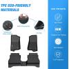Nilight TPE Floor Mats for Jeep Gladiator JT 2020 2021 2022 2023 2024 2025 All Weather Custom Fit Heavy Duty Floor Liners