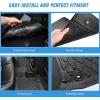 Nilight TPE Floor Mats for Tesla Model Y 5-Seat 2021 2022 2023 2024 2025 All Weather Custom Fit Heavy Duty Floor Liners(2020-2024 Model Y 7 Seat)