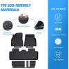 Nilight TPE Floor Mats for Tesla Model Y 5-Seat 2021 2022 2023 2024 2025 All Weather Custom Fit Heavy Duty Floor Liners(2020-2024 Model Y 7 Seat)