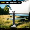 Nilight Trailer Jack 8000 LBS Weld On Heavy Duty Trailer Jacks Alloy Steel Square Direct Utility Trailers Tongue Jack 14 Inch Lift Adjustable Drop Leg RV Jack for Boat RV Camper Horse Yacht Trailers(14″ 8000lb Weld-On Trailer Jack)