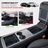 Nilight Upgraded Accessories Compatible for Tesla Model 3 2021-2023 Model Y 2021-2024, Center Armrest Console Organizer Tray and Hidden Storage Box, 3-Pack(3PCS)