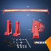 Nilight ZH408 52Inch 783W Curved Triple Row Flood Spot Combo Beam Led Bar 78000LM Driving Lights with 12AWG Heavy Duty 12V 5Pin Rocker Switch Wiring Harness Kit-1 Lead,waterproof(50inch Light Bar Red Shell)