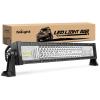 Nilight – 18016C-A 22Inch 270W Triple Row 27000LM Flood Spot Combo Beam Led Bar Driving and Off Road Lights for Trucks and Boats, 2 Years Warranty, White