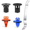 Nilight 101Pcs Engine Under Cover Push-Type Retainer for Lexus &Toyota Clips 90467-07201 Front Bumper Nut Grommet Avalon & Camry 90189-06193 Liner Screw Bolt 90159-60477 with Fastener Remover(121 Clips Tools)