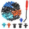 Nilight 181PCS Car Bumper Retainer Clips with Fastener Remover for Lexus Toyota 4Runner Tacoma RAV4 Scion 75495-35010 75397-35010 90189-06065 90189-06013 90189-06028 90467-07201，2 Years Warranty(180Pcs+1tool)
