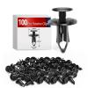 Nilight 200PCS Car Retainer Clips 6mm 7mm 8mm 9mm 10mm Expansion Screws Replacement Kit Bumper Push Rivet Clips for GM Ford Toyota Honda Chrysler Nissan(100 Clips 9mm)
