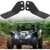 Nilight 2PCS Side Pillar Mounting Brackets LED Metal Mounting Brackets for UTV Off Road 2014-2018 Polaris RZR XP 1000 RZR 900, 2 Years Warranty (90045B) Black(Yamaha YXZ 1000R 2016-2024)
