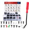 Nilight 425 Pcs Car Retainer Clips Fastener Remover Tailgate Handle Rod Clip – 19 Most Popular Sizes Auto Push Pin Rivets Set – Compatible with GM Ford Toyota Honda Chrysler,2 Years Warranty(425Pcs Clips +Remover)