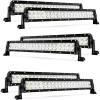 Nilight 6PCS 22″ 120W LED Light Bars Flood Spot Combo Work Light Driving Lights Fog Lamp Off Road Lighting for SUV Ute ATV Truck 4×4 Boat