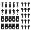 Nilight 845Pcs Car Push Retainer Clips Auto Fasteners Assortment 24 Most Popular Sizes Nylon Bumper Fender Rivets with 10 Cable Ties and Fasteners Remover for GM Ford Lexus Honda Chrysler Mazda(35Pcs Extruded U-nuts)